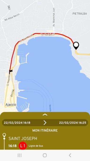 Lumineux Et Cosy F3 Vue Mer Ajaccio  Kültér fotó